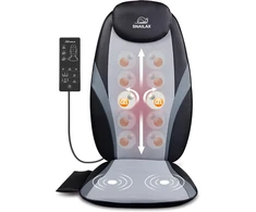 Snailax Shiatsu masažinis fotelio kilimėlis su šildymu ir geliniais mazgais SL-256G-EU