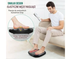 Snailax Shiatsu pėdų masažuoklis su šildymu, 18 masažinių galvučių, SL-593NW-EUVC