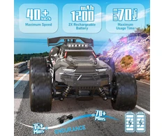 snookids nuotoliniu būdu valdomas visureigis RC 1:18, 40 km/h, 4WD, 1815
