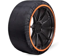 SNOWGO tekstilinės sniego kojinės automobiliams, 2 vnt., M dydis, EN 16662-1