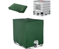 SOBEAU IBC talpos uždangalas, 1000 l, UV apsauga, žalias, 120 × 100 × 116 cm, poliesteris