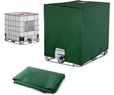Sobeau IBC vandens rezervuaro apsauginė plėvelė 1000 l, atspari UV ir vandeniui, žalia, 120 x 100 x 116 cm