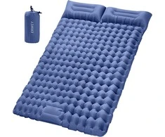 Sofa ERWEY dvivietis savaime prisipučiantis turistinis kilimėlis, 200 × 135 × 10 cm, itin lengvas, mėlynas, G01Y04714