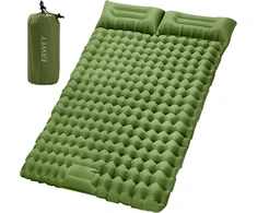 Sofa ERWEY savaime prisipūčiantis dvigubas turistinis kilimėlis, 200x135 cm, su integruota pompa ir pagalve