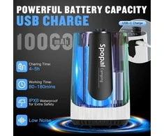 Sofa Spopal įkraunama nešiojama dušo pompa, 10000 mAh, IPX8, išorės naudojimui, modelis DEBCS2W