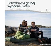 Sofa Trinordic pripučiamas 12 cm storio kempingo čiužinys su įmontuota pompa ir pagalve