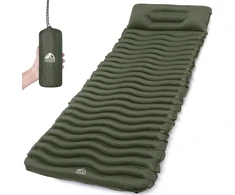 Sofa Unigear pripučiamas turistinis kilimėlis 190x66 cm, ultralengvas, nailonas, žalia