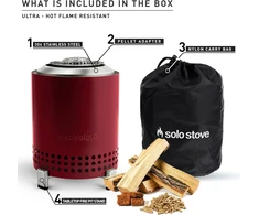 Solo Stove stalinis laužavietės dubuo Mesa, malkoms ir granulėms, 15,5 cm