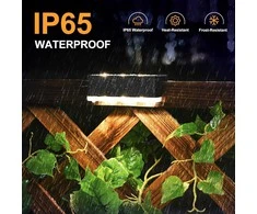 Solpex lauko saulės LED šviestuvai, IP65, šiltai balta šviesa, 4 vnt., da157469-b526-46eb-91b2-7241717cac04