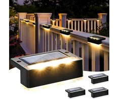 Solpex lauko saulės LED šviestuvai, IP65, šiltai balta šviesa, 4 vnt., da157469-b526-46eb-91b2-7241717cac04