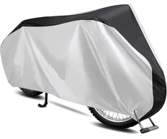 SOMLAW vandeniui atsparus motociklo uždangalas, UV apsauga, 200x70x110 cm, juodas/sidabrinis