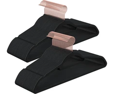 SONGMICS aksominės neslystančios drabužių pakabos, 30 vnt., 45 x 23,5 cm