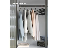 SONGMICS aksominės neslystančios drabužių pakabos, 30 vnt., 45 x 23,5 cm