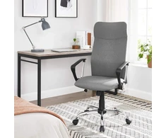 SONGMICS ergonominė biuro kėdė, reguliuojamo aukščio, iki 120 kg, OBN034G01