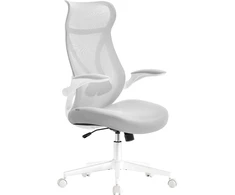 SONGMICS ergonominė biuro kėdė su galvos atrama, iki 150 kg, OBN088GD01