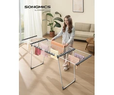 SONGMICS išskleidžiama ir sulankstoma drabužių džiovyklė iki 24 kg LLR522WK01