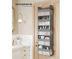 SONGMICS kabinamas durų organizatorius su 5 skyreliais, 15 x 40 x 140 cm, RDH007G01