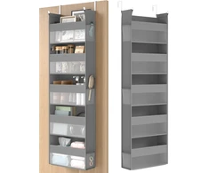 SONGMICS kabinamas durų organizatorius su 5 skyreliais, 15 x 40 x 140 cm, RDH007G01