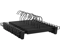 SONGMICS kelnių ir sijonų pakabos su spaustukais, 12 vnt., 24–35 cm, B07VWKC72Q