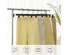 SONGMICS kelnių ir sijonų pakabos su spaustukais, 12 vnt., 24–35 cm, B07VWKC72Q