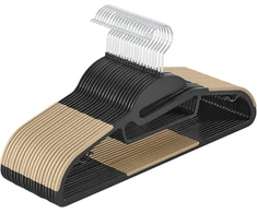 SONGMICS neslystančios drabužių pakabos, 20 vnt., 41,5 cm, su 360° pasukamais kabliais