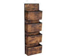 SONGMICS pakabinamas durų organizatorius su 4 kišenėmis, 33,5 x 12 x 100 cm, RDH004X01