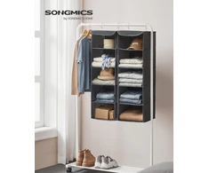 SONGMICS pakabinamas spintos organizatorius su 5 lentynomis, 30 x 30 x 90 cm, RCH005G02