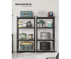 SONGMICS sandėliavimo lentynų komplektas, 2 vnt., 40 x 80 x 160 cm, 520 kg, GLR044B22