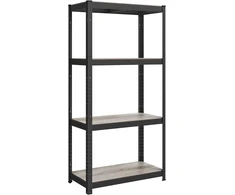 SONGMICS sandėliavimo stelažas su 4 reguliuojamomis lentynomis 40 x 80 x 160 cm GLR044BZ04