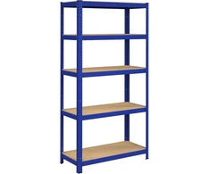 SONGMICS sandėliavimo stelažas su 5 reguliuojamomis lentynomis, 875 kg, 40 x 90 x 180 cm, 777GLR40Q