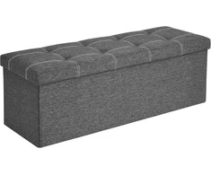 SONGMICS sulankstomas suoliukas su daiktadėže 110 x 38 x 38 cm LSF077G04