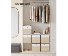 SONGMICS sulankstomos daiktų laikymo dėžės 30 x 30 x 30 cm, 6 vnt., B0FX4RXQXF
