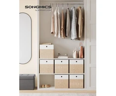 SONGMICS sulankstomos laikymo dėžės kubinėms lentynoms, 6 vnt., 33 x 33 x 33 cm, 777RFB433LF02