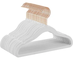 SONGMICS vaikiškos aksominės neslystančios pakabos, 30 vnt., 30 x 20.5 cm