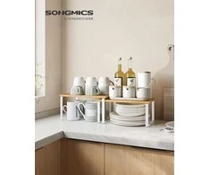 SONGMICS Virtuvės lentynėlė, balta