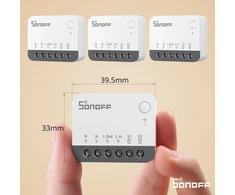 SONOFF išmanusis Zigbee jungiklio modulis 10 A, 2400 W, 4 vnt., ZBMINIR2-4PACK