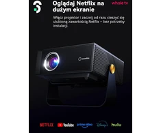 SOOMFON nešiojamasis išmanusis projektorius 1920 x 1080 su Wi-Fi ir Bluetooth SK3