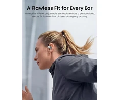 Soundcore atviros konstrukcijos belaidės ausinės V40i, Bluetooth 5.4, IP55, balta