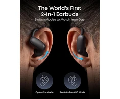 soundcore belaidės atviros ausinės su aktyviu triukšmo slopinimu Bluetooth 5.0 AeroFit 2 Pro A3875