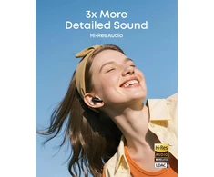 Soundcore belaidės ausinės su adaptacine triukšmo slopinimo sistema, Hi-Res garsu, Bluetooth, 54 val. baterija, D1202