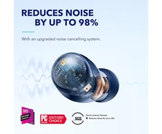 soundcore belaidės į ausis įdedamos Bluetooth ausinės su ANC, 50 h, Space A40