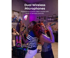 soundcore nešiojama Bluetooth kolonėlė Rave 3S, 200 W galia, LED apšvietimas, Party Connect, A31A3