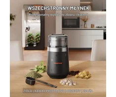 Spider Farmer elektrinis kavos ir prieskonių malūnėlis 150 W, 70 g, Grinder Pro