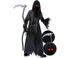Spooktacular Creations berniukų giltinės kostiumas Helovinui, juodas, 12–14 metų, 840165885100