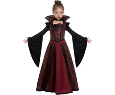 Spooktacular Creations karališkos vampyrės kostiumas mergaitei, raudonas, 3–4 m., 20322-3T