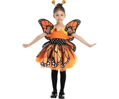Spooktacular Creations mergaičių drugelio kostiumas su sparnais, 5–7 m., 20311-S