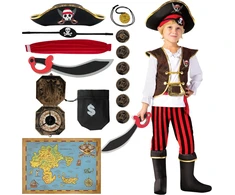 Spooktacular Creations pirato kostiumas berniukams su priedais, 3–4 metų, 22695-3T