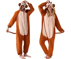 Spooktacular Creations suaugusiųjų unisex pliušinis gyvūno kostiumas-pižama EM-37KQ-PU9B