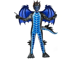 Spooktacular Creations vaikiškas drakono kostiumas su sparnais, kauke ir uodega 20521