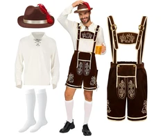 Spooktacular Creations vyriškas bavariškas Oktoberfest kostiumas, XL, 840332657271